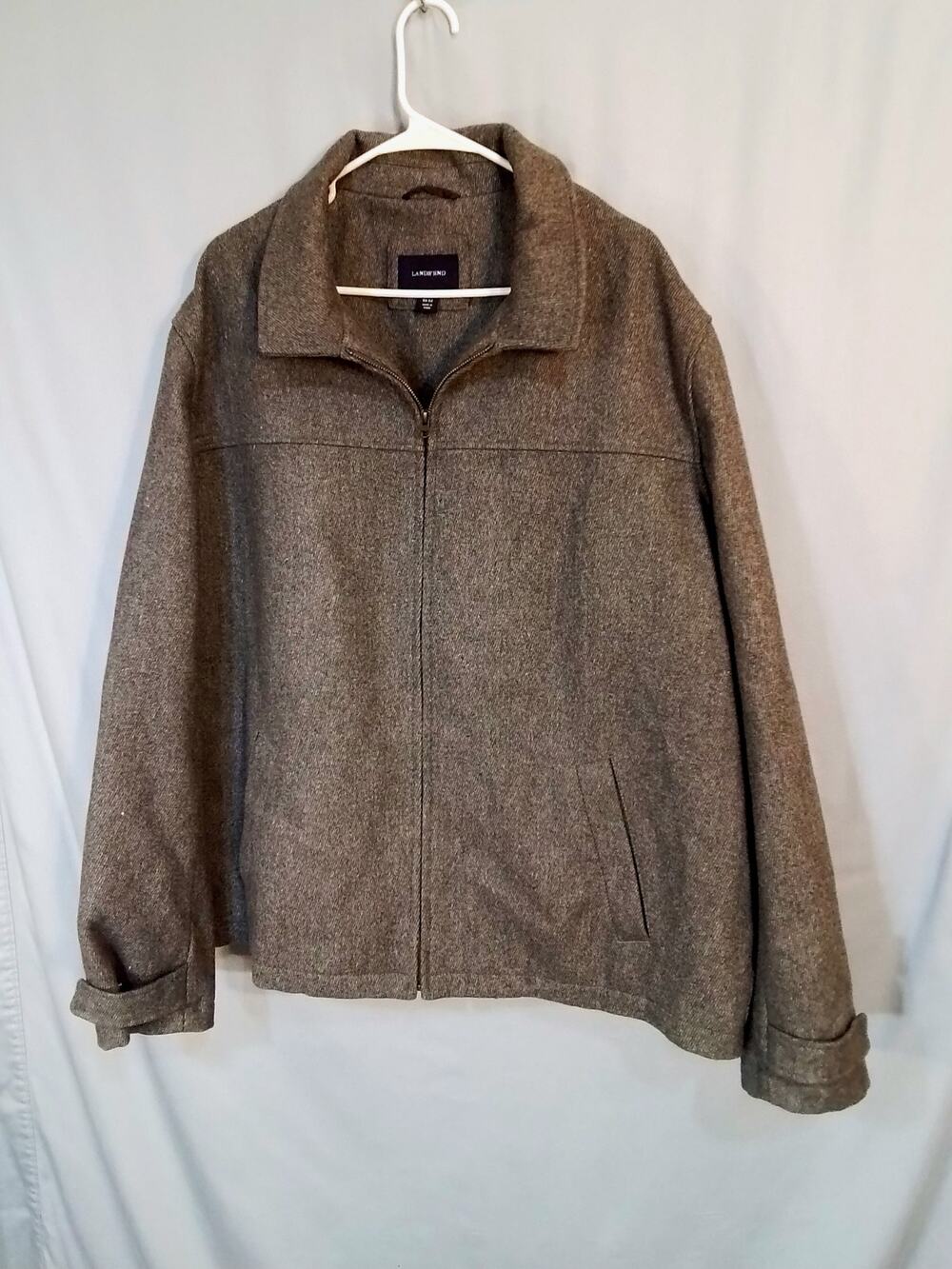 Lands End Gray winter jacket /Coat